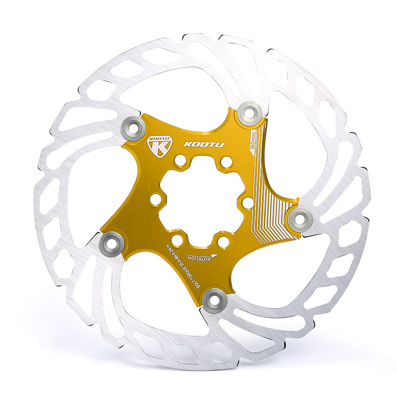 KOOTU Bike Disc Brake Rotor 160mm 180mm 203mm with 6 Bolts MTB Bicycle Rotors