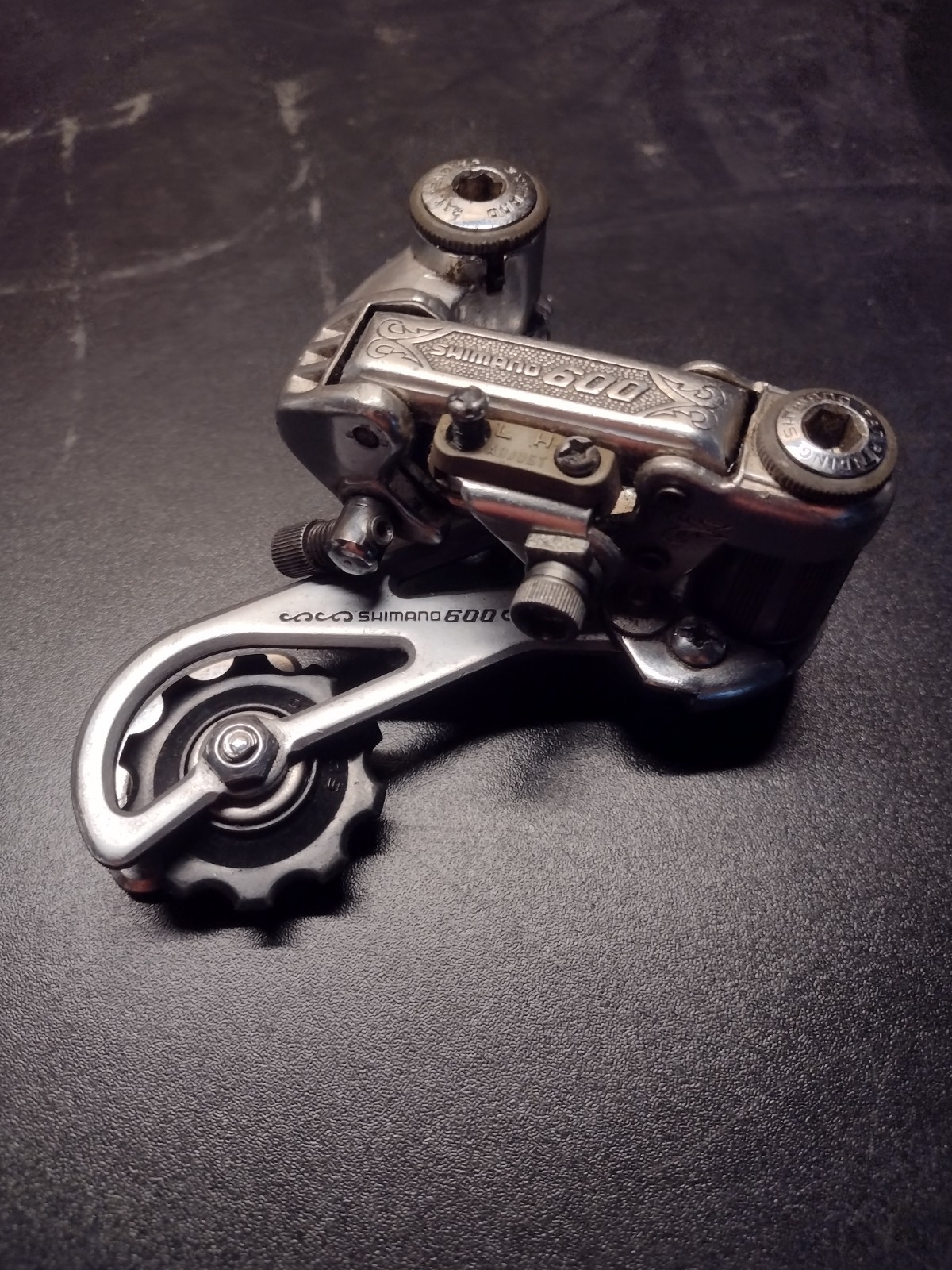 shimano 600 arabesque Long Cage Rear Derailleur