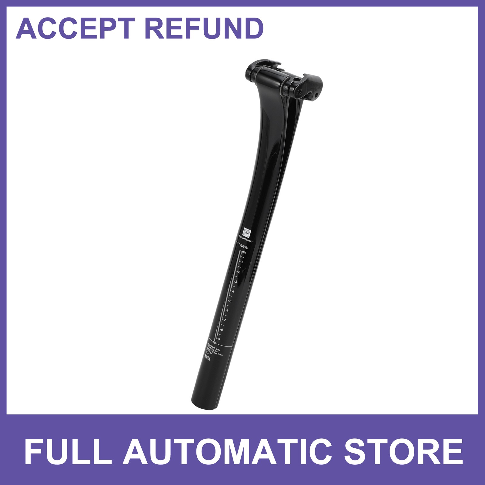 Bike Seat Posts 27.2x330mm Carbon Fiber Adjustable Angle Seat 12 mm