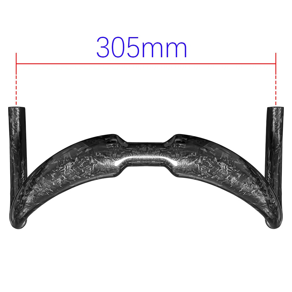 All Carbon Fiber Track Bike Handlebars TT Road Bicycle Handle Bar Caliber 31.8mm