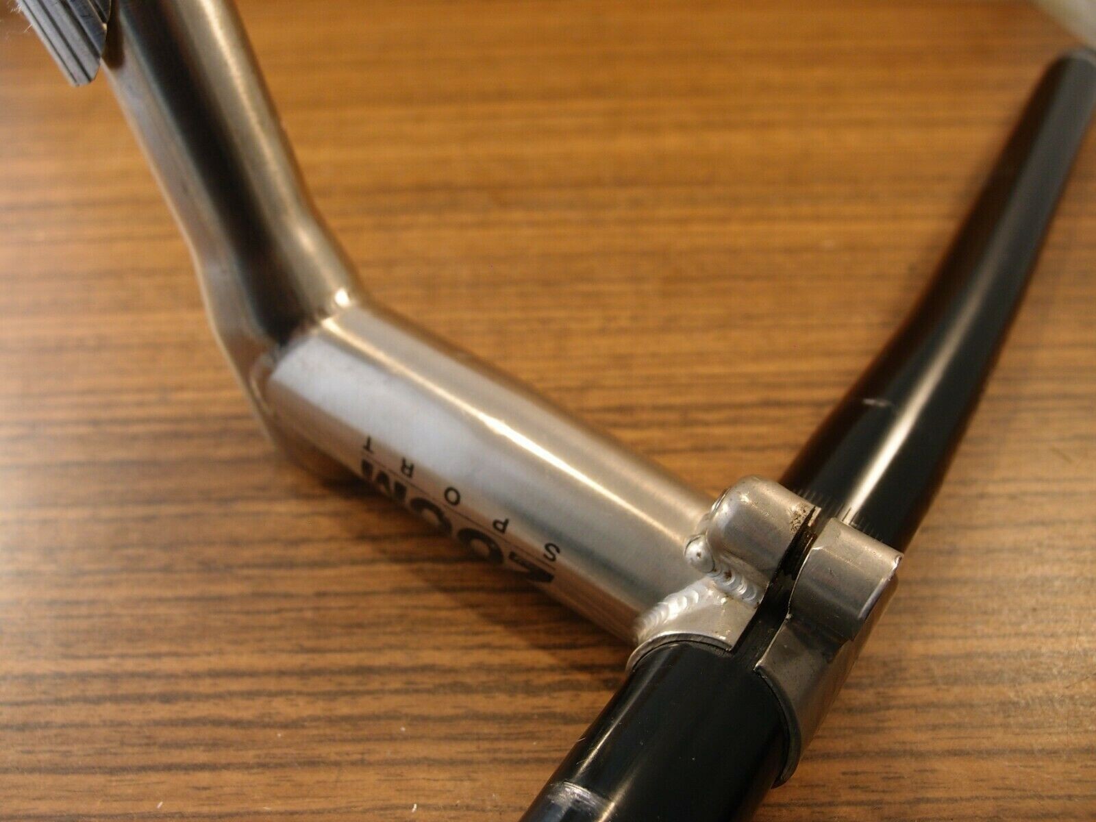 1990’s MTB aluminium flat handlebar ZOOM + CrMo quill stem ZOOM 25.4 mm