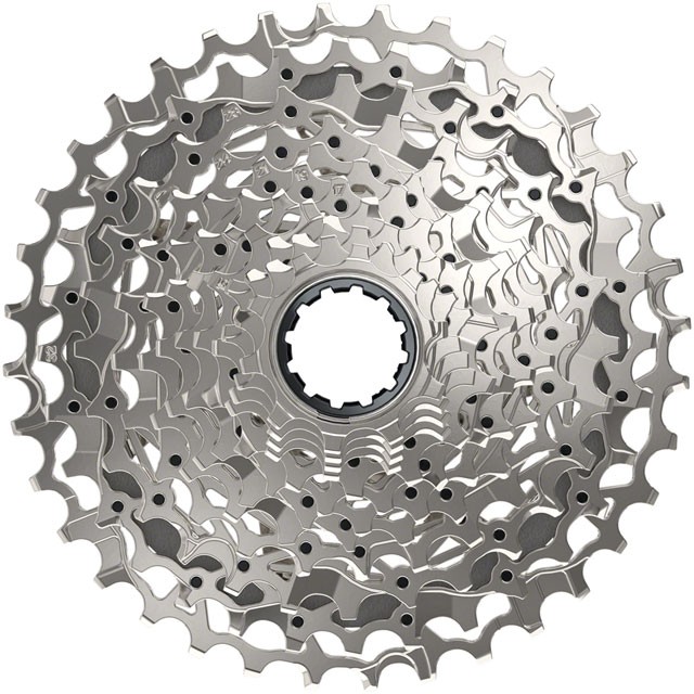 SRAM Rival AXS XG-1250 Cassette – 12-Speed, 10-36t, Silver, For XDR Driver Body,