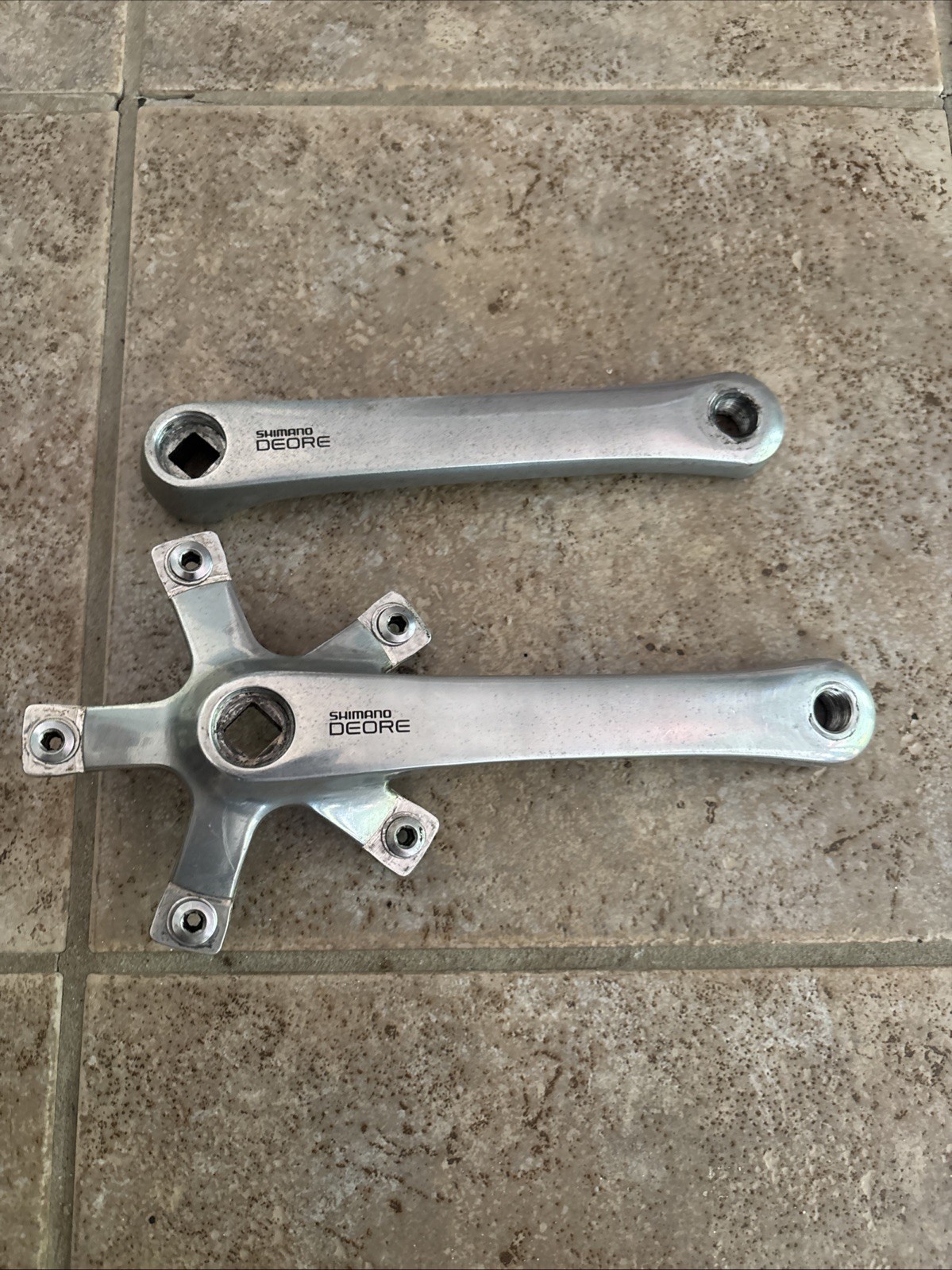 Shimano Deore FC—MT60 175mm Crank Arms 110bcd Triple Vintage Square Taper