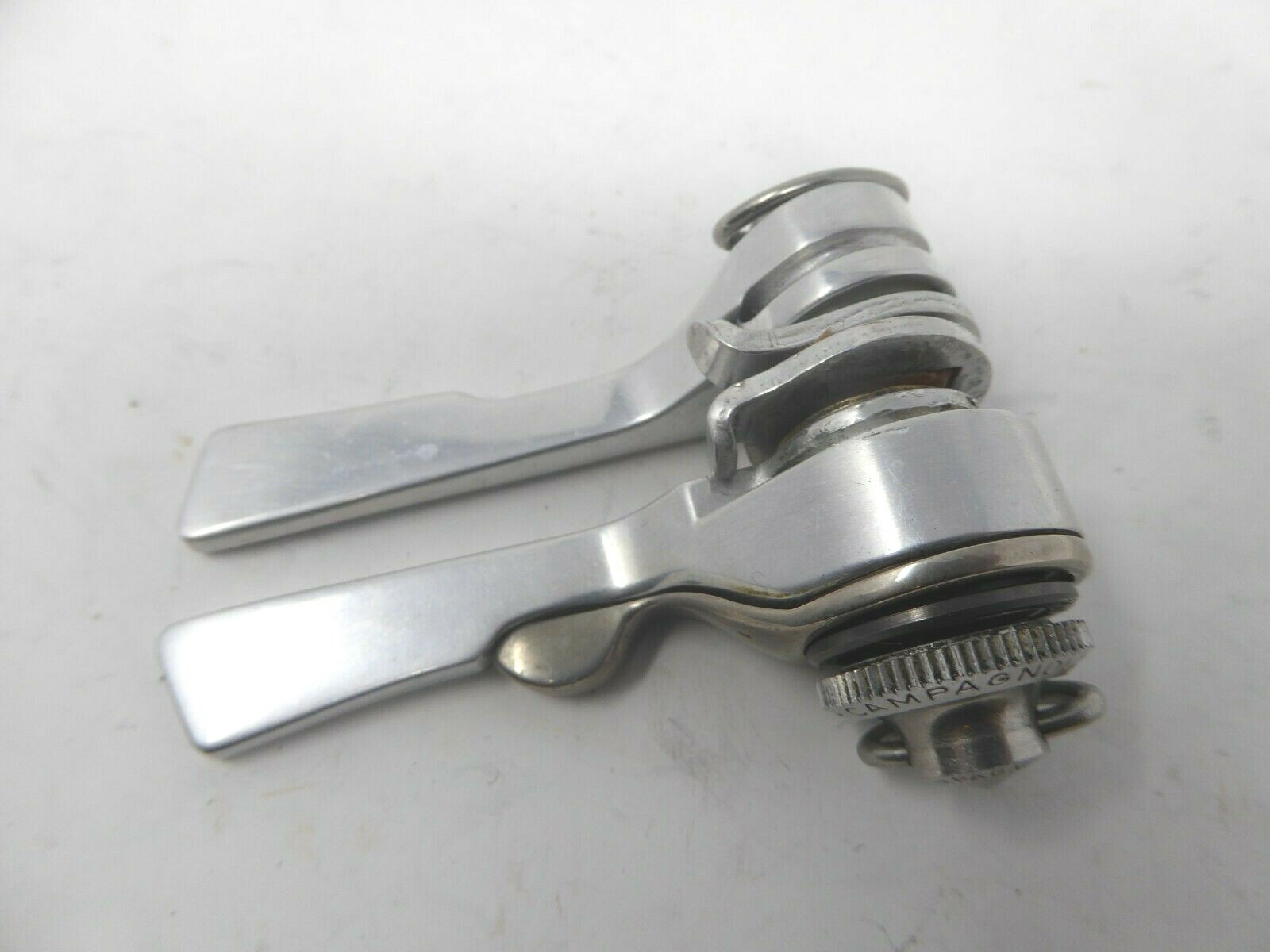Vintage NOS Campagnolo C Record Syncro Silver Downtube Friction Shifters B RARE
