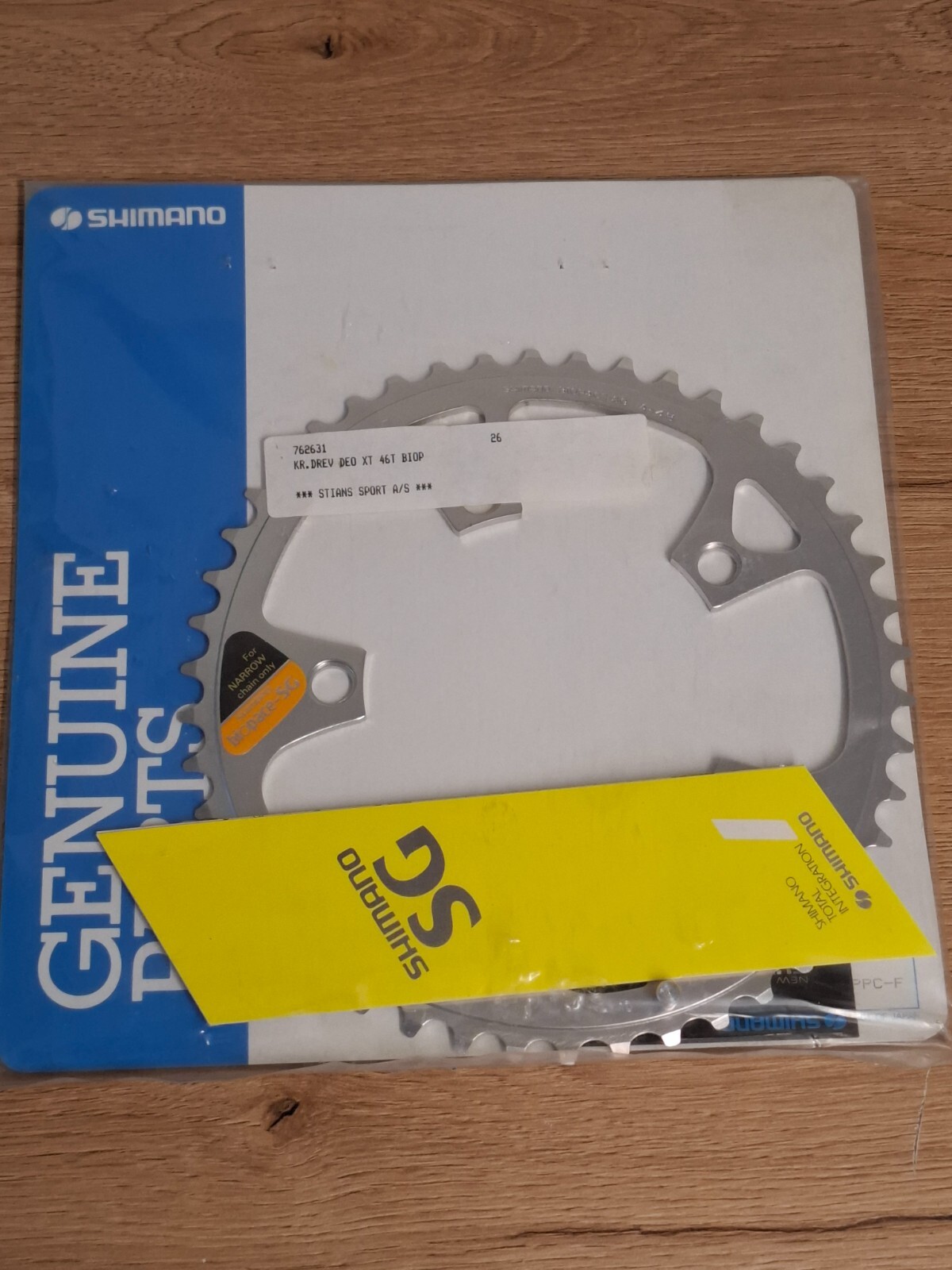 Retro Bicycle Parts NIB NOS Shimano Deore XT Chainring Biopace 46T for FC-M730