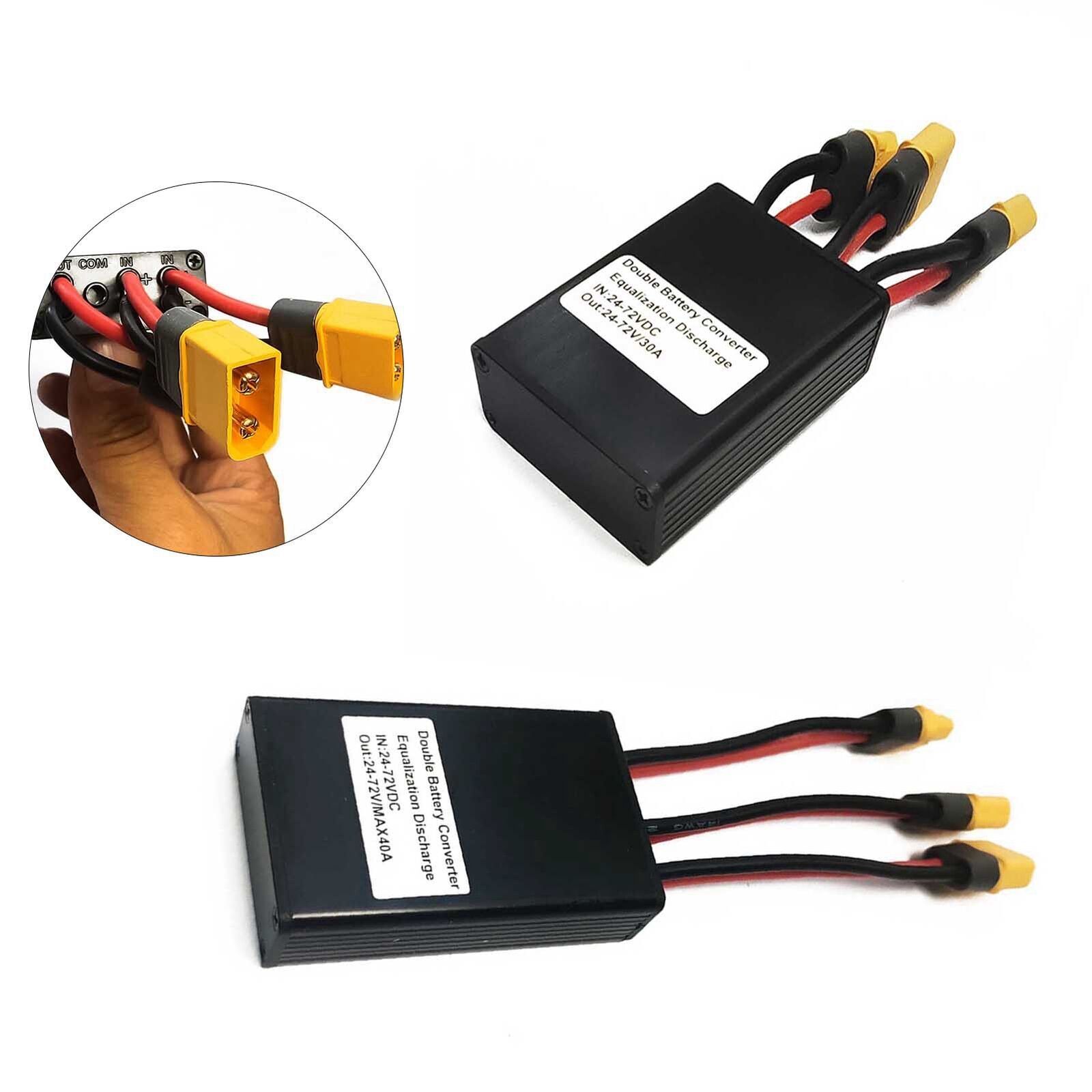 Dual Battery Connection Adapter Switcher For Increase Battery Capacity E-bike US