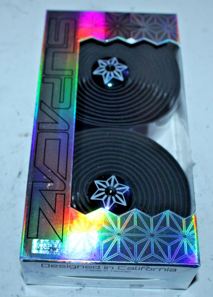 Supacaz Bling Handlebar Bar Tape Bike Wrap Bar End Plugs Oil Slick 2200mm Racing