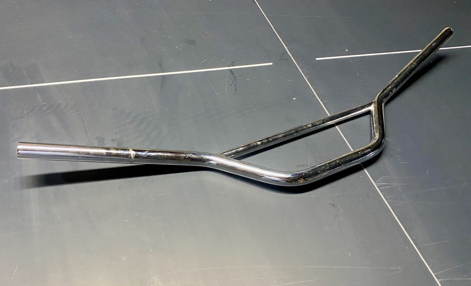 S&M Bikes Mad Dog MX handlebar CHROME-old mid school vintage BMX,GT,Redline,etc.