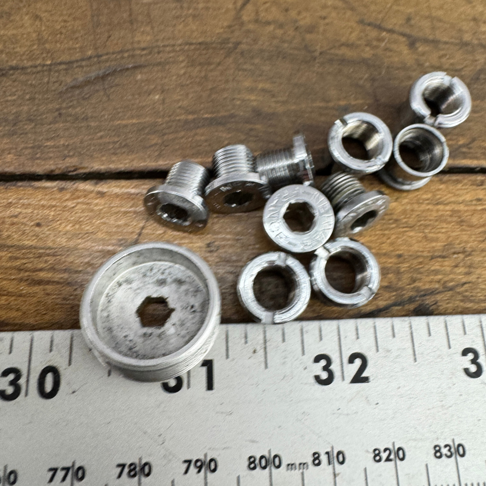Vintage Nervar Dust Cap Single Crank Arm Chainring Bolt 1970s 1980s France