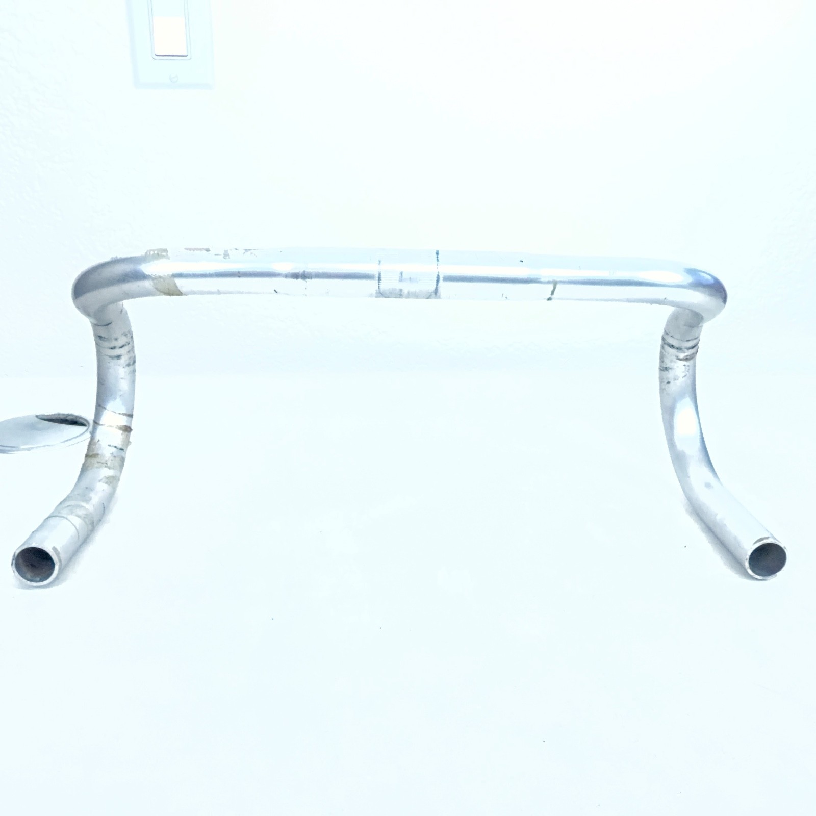 Vintage Nitto Olympiade 114 Drop Handlebar Ø25.4 mm/380mm Alloy Silver Japan