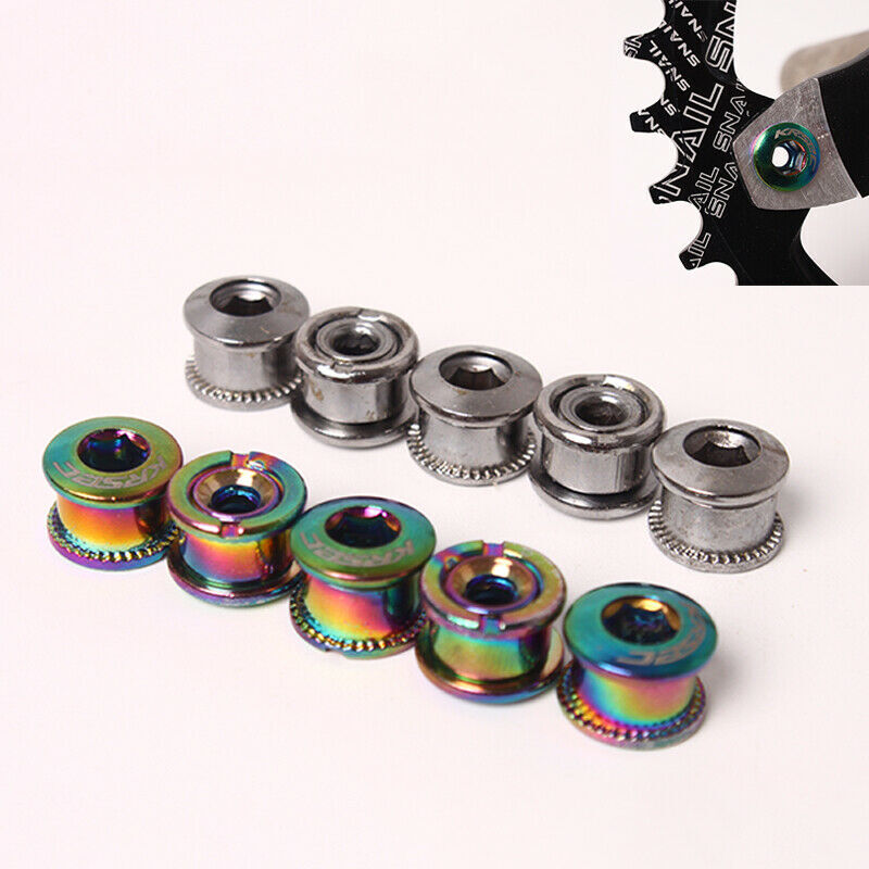 MTB Road Bike 4/5PCS Chainring Bolts Single/Double/Triple Crank Screws Sprocket