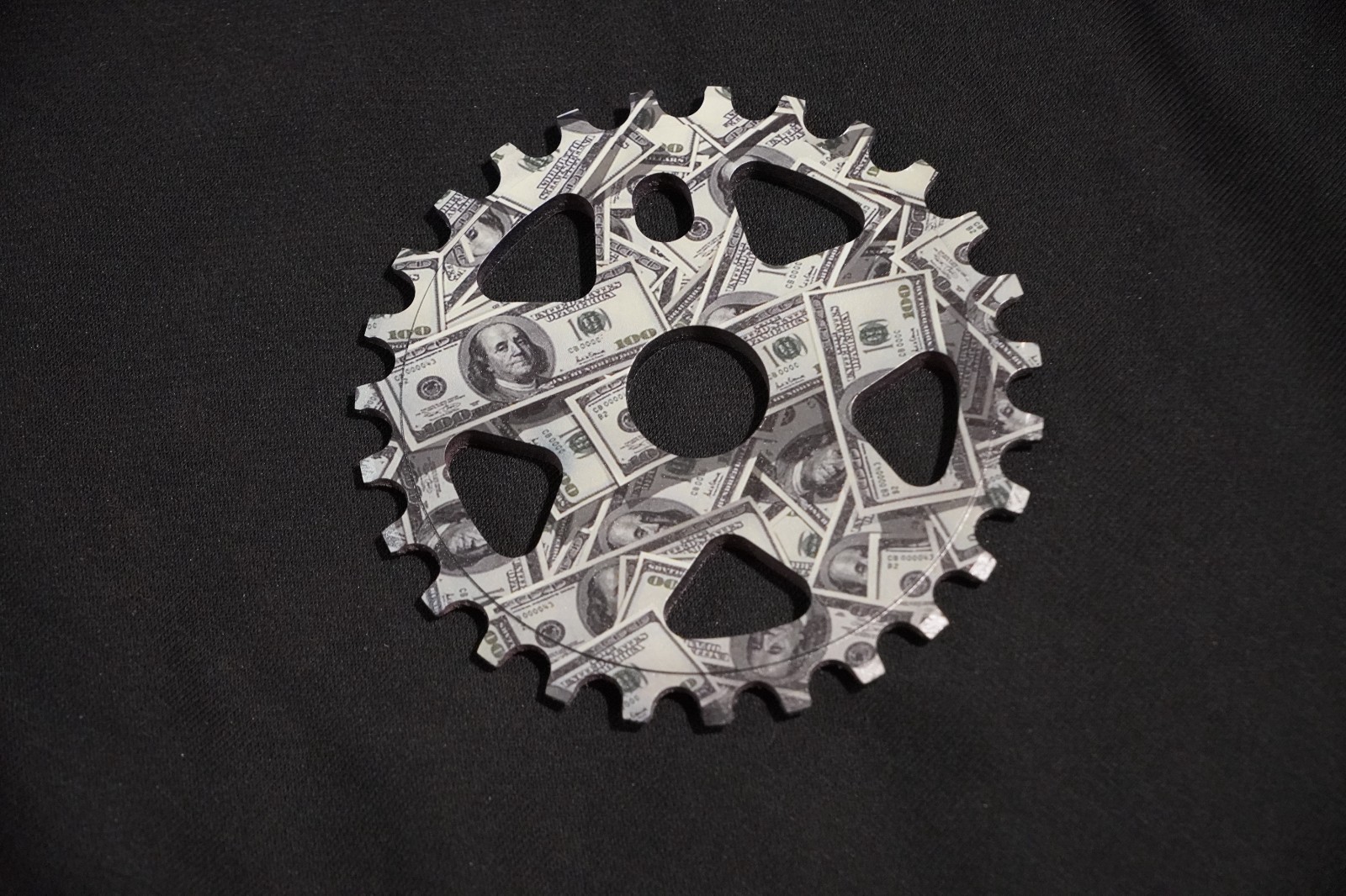 Sunday Custom Money Green $100 BMX Sprocket 27T 27 Tooth