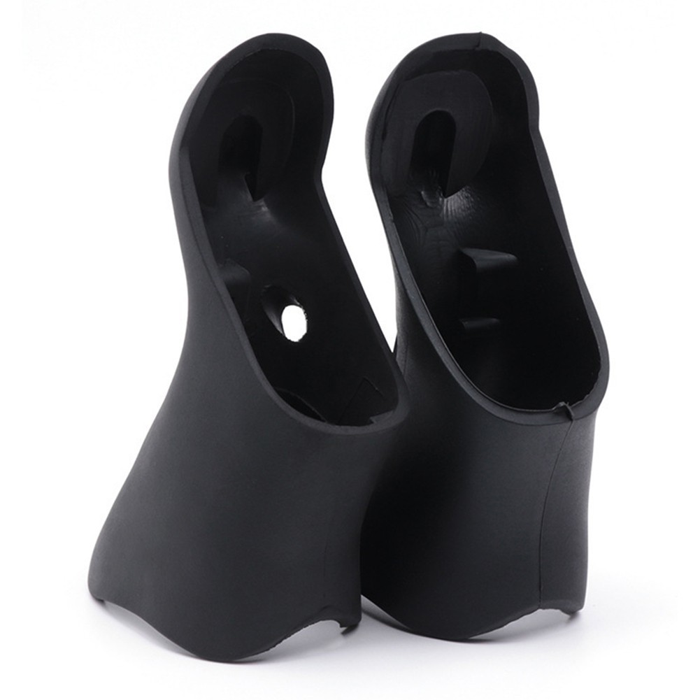 Enhanced Grip and Protection Silicone Bicycle Handlebar Cover Black/Red