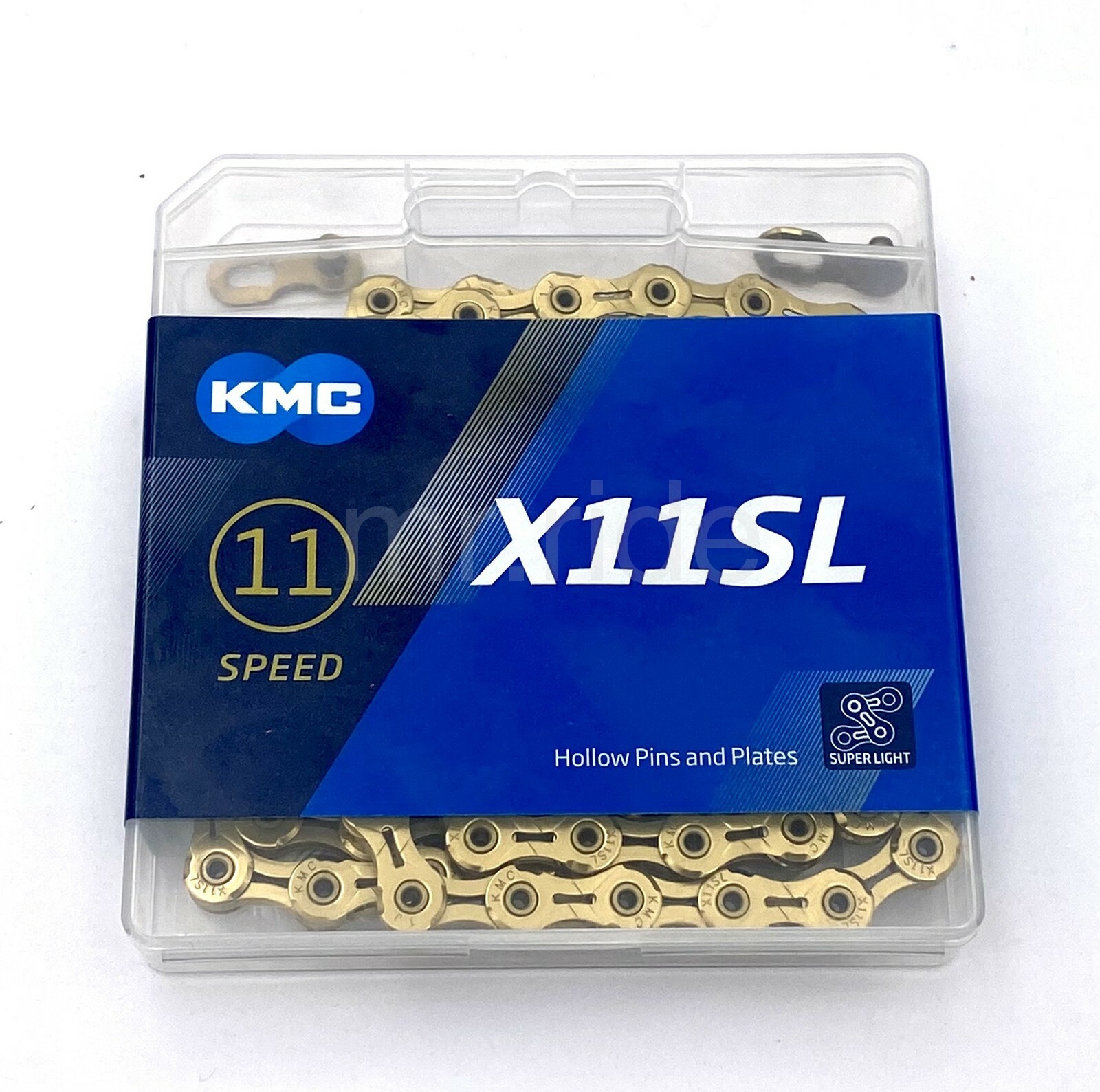 KMC X11SL Ti-N Gold Super Light Bike Chain 11-Speed Shimano/Sram 118 Links