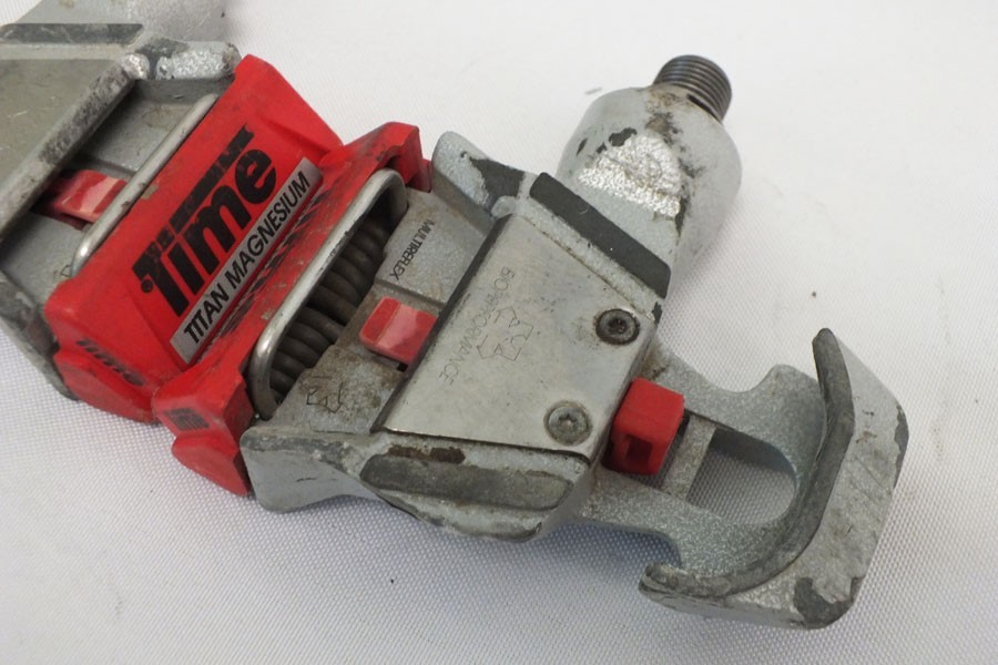 Vtg Time Titan Magnesium Road Pedals Clipless No Cleats 9/16 Road Bike France