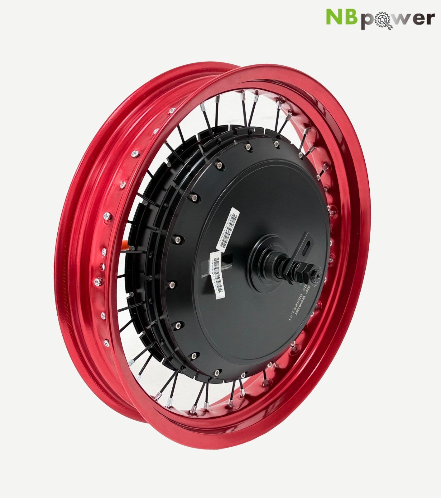 Colorful motorcycle rim（DOT standard）:17*3.0in QS273 3.5T 8000W hub motor wheel