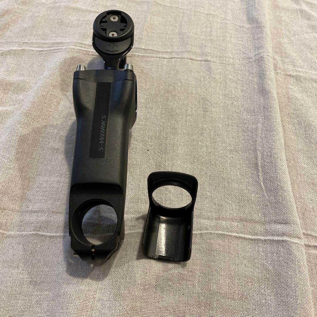 S-WORKS tarmac stem 100mm 6° 5.0 N・m Garmin CATEYE Light Mount Stem cover Used