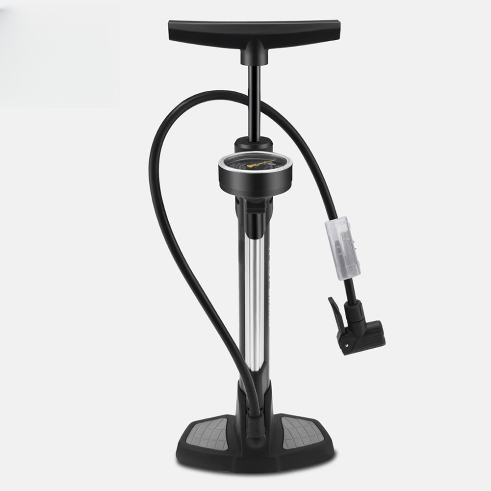 Vertical Mount Bicycle Pump with Extended 180 Degree Rotating Hose 160 PSI