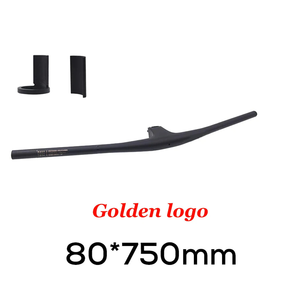 MTB Bicycle Full Carbon Integrated Handlebar and Stem 70/80/90*750mm 13 ° Degree