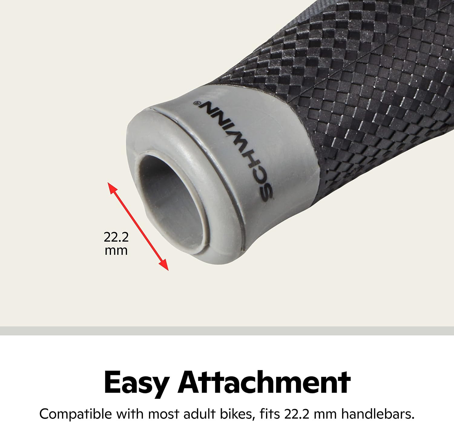 Comfort Handlebar Grips, Set of 2, Compatible with Most Adult Bikes, Fits Handle