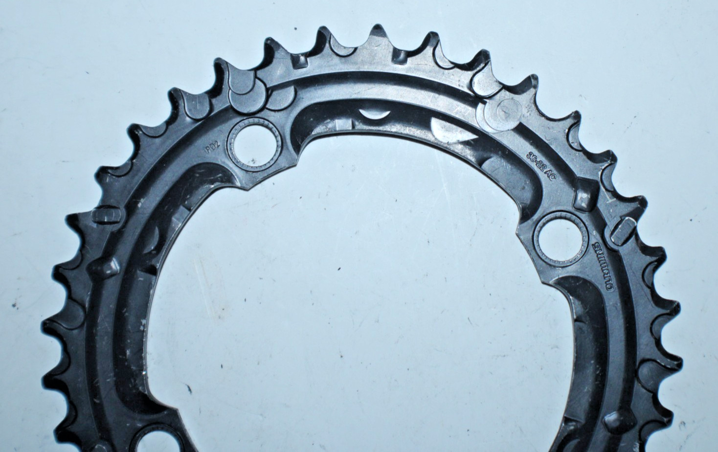 Shimano 36-22AC MTB Chain Ring 4-Bolt 104BCD 36 Tooth 36T Black Steel Gravel 10S