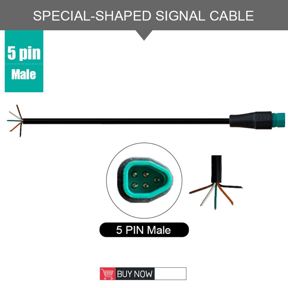 Extension Cord Shaped Part Plastic+Steel Waterproof 2/3/4/5/6 Pin 80cm