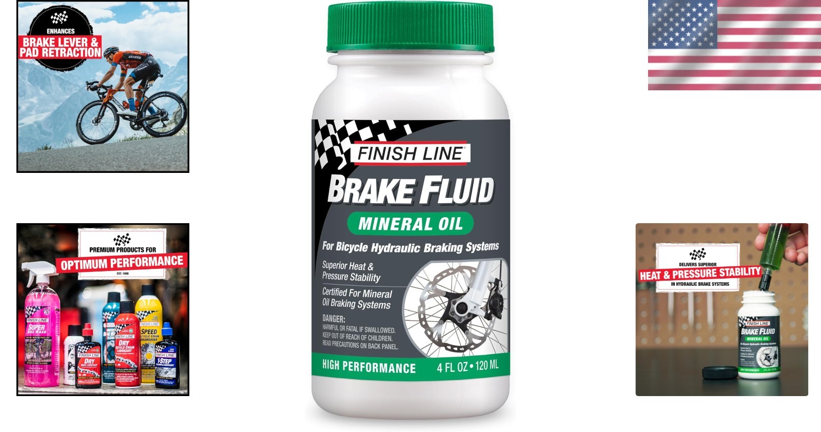 Mineral Oil Bicycle Brake Fluid – 4oz Low Viscosity Formula for Elite Perform…