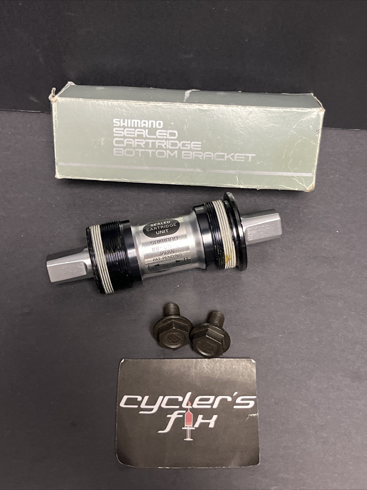 NOS Shimano BB-UN72 115x68mm Bottom Bracket Shell Square Taper English Single SR