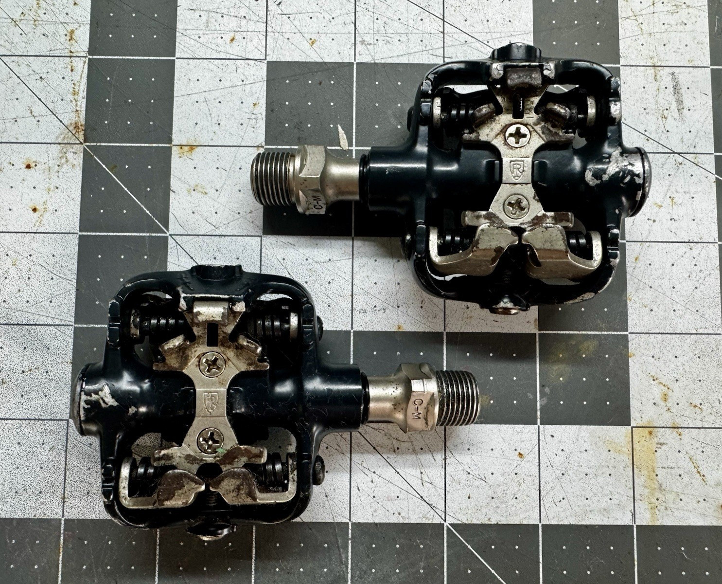 Ritchey Titan SPD-Compatible Clipless MTB Pedals Black/Silver 9/16″