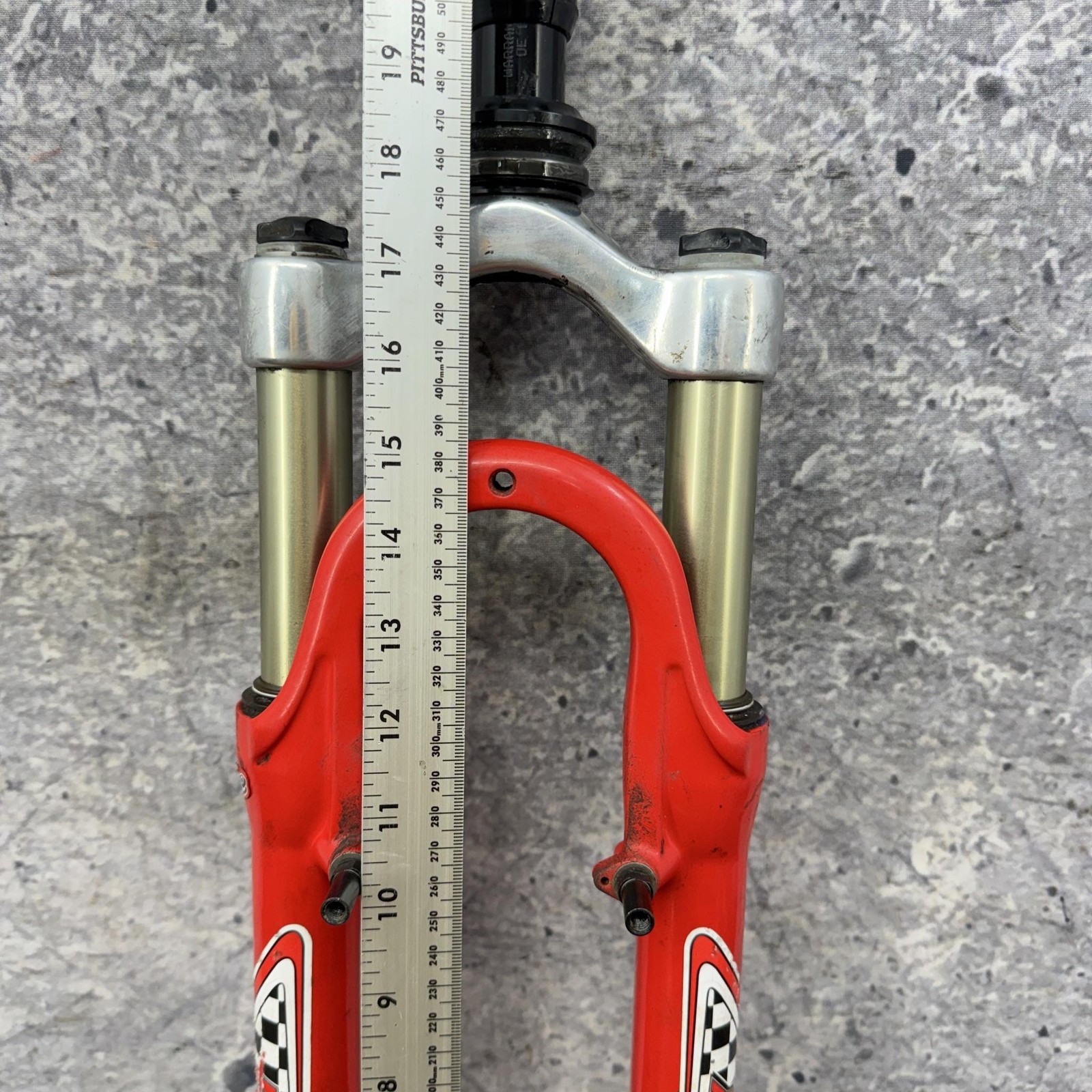 Vintage RockShox Judy Race Suspension Fork 26 1 1/8 Threadless V-Brake Disc Flag