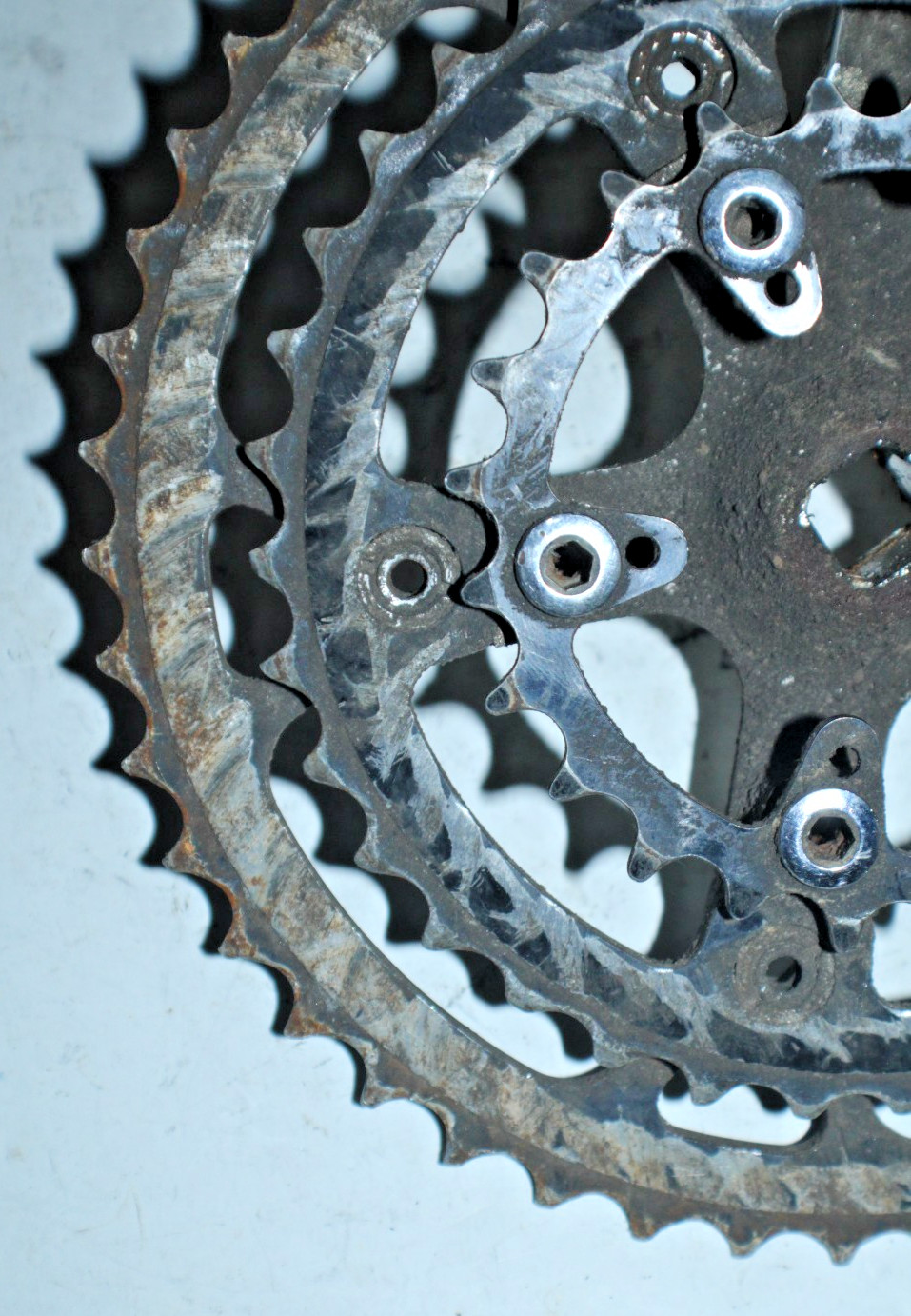 Shimano Triple Crankset Silver/Black FC-M730 175mm 46/36/24T BCD104/74 Ships USA