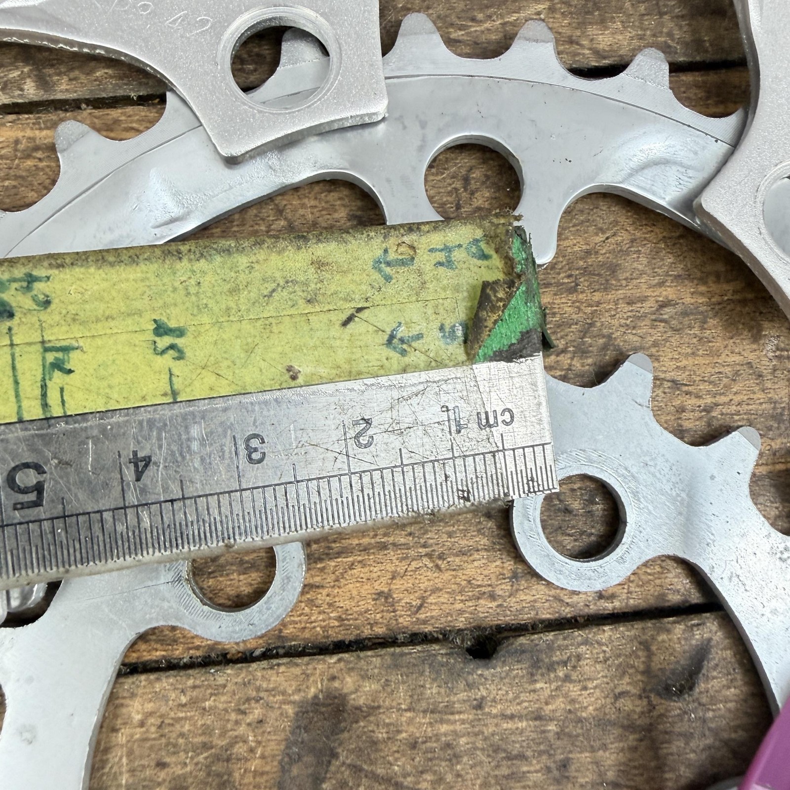 Vintage Sugino CSP3 CSS III Chainring Set NOS 42/32/22T 94 BCD 5-Arm 90s MTB