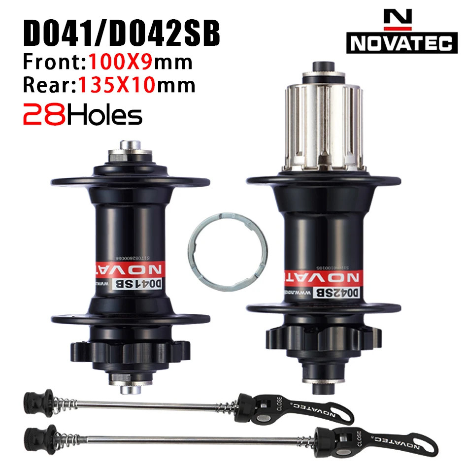 NOVATEC Mountain Bike Hub D041SB D042SB 32/36 Holes Mtb Bushing for 8/9/10/11 Sp