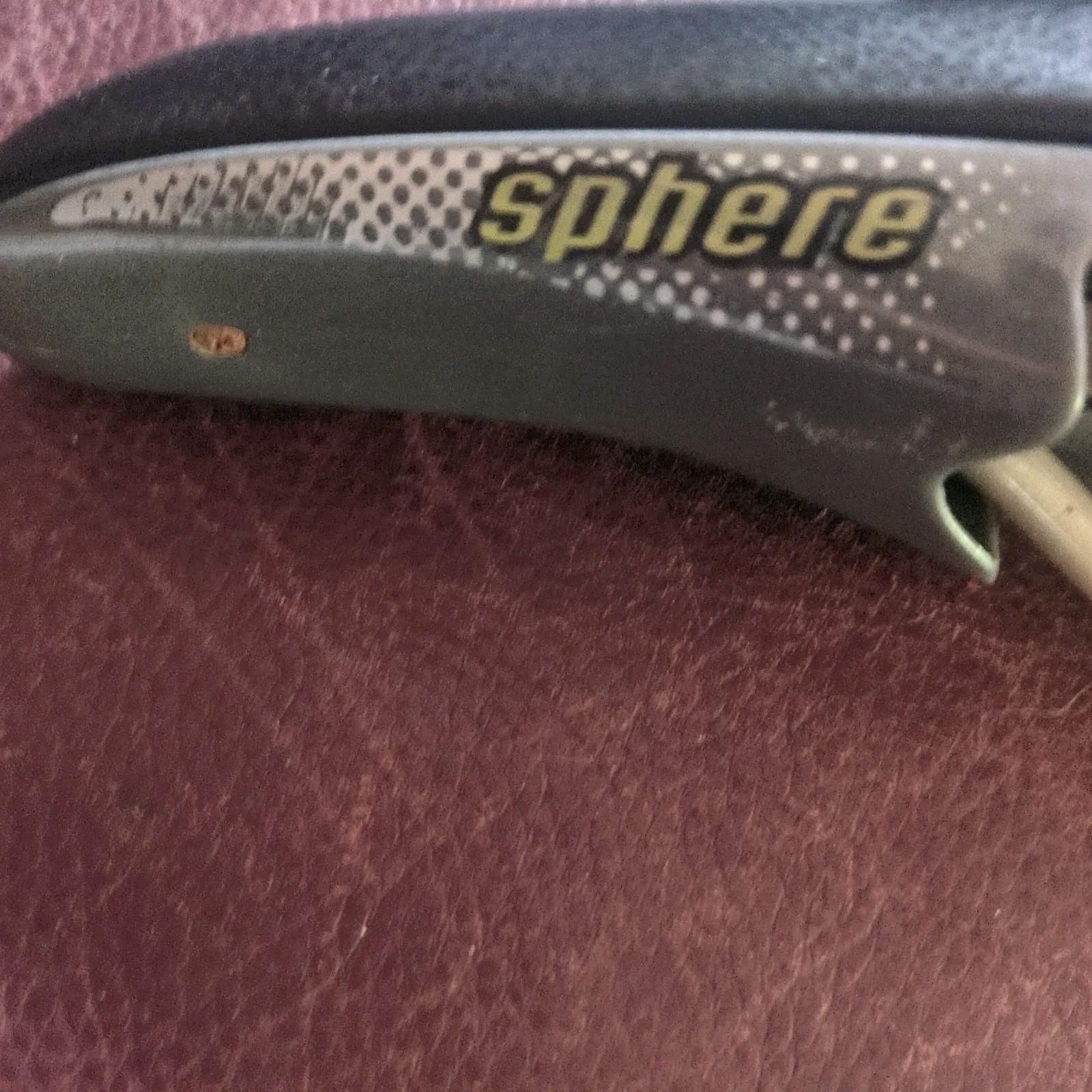 Vintage Selle Italia Sphere Road Saddle 90s Italy Bike Cycling Manganese Rails