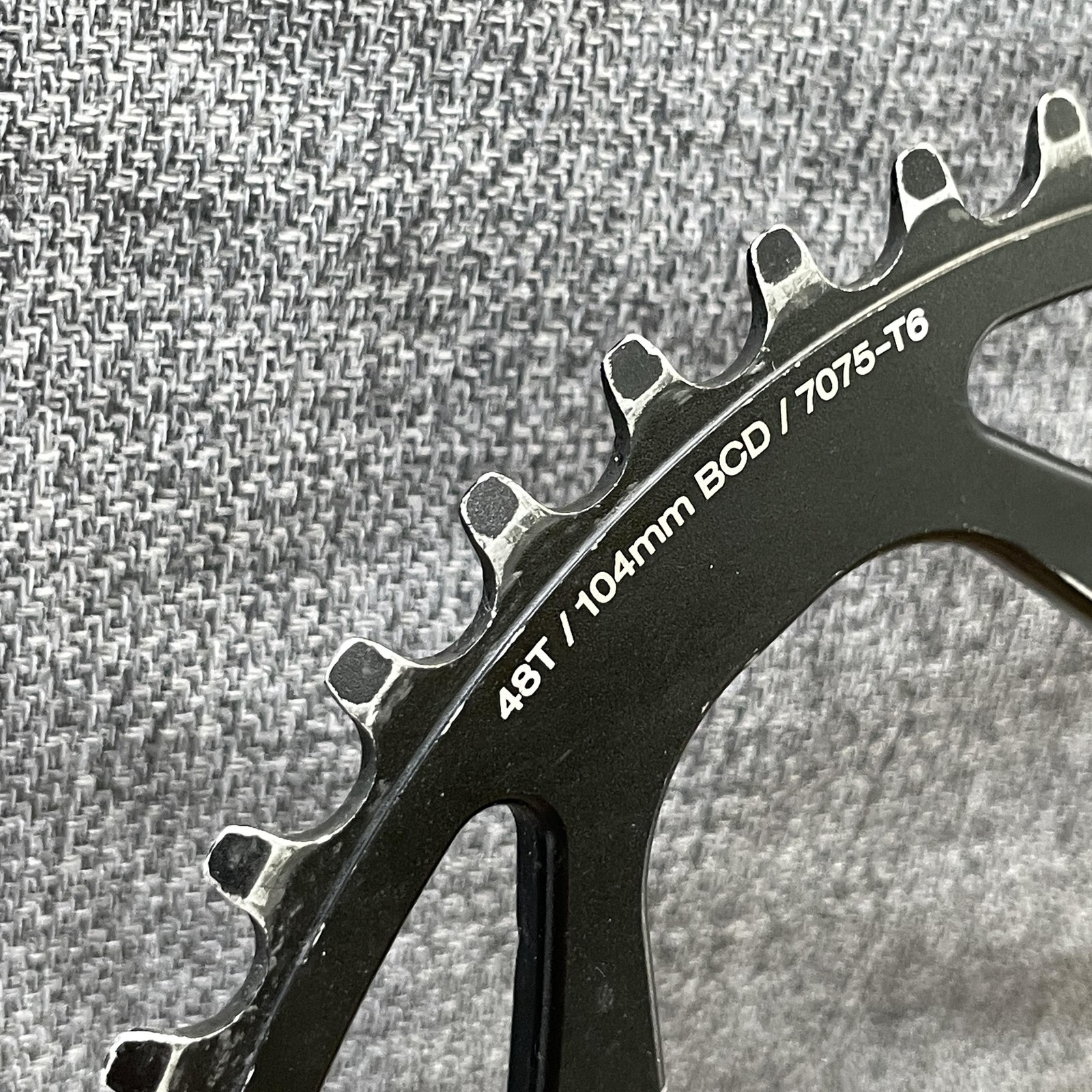 Salsa 48T Chainring 104 BCD 4-Arm Black 7075-T6 Aluminum MTB Bike 48 Tooth