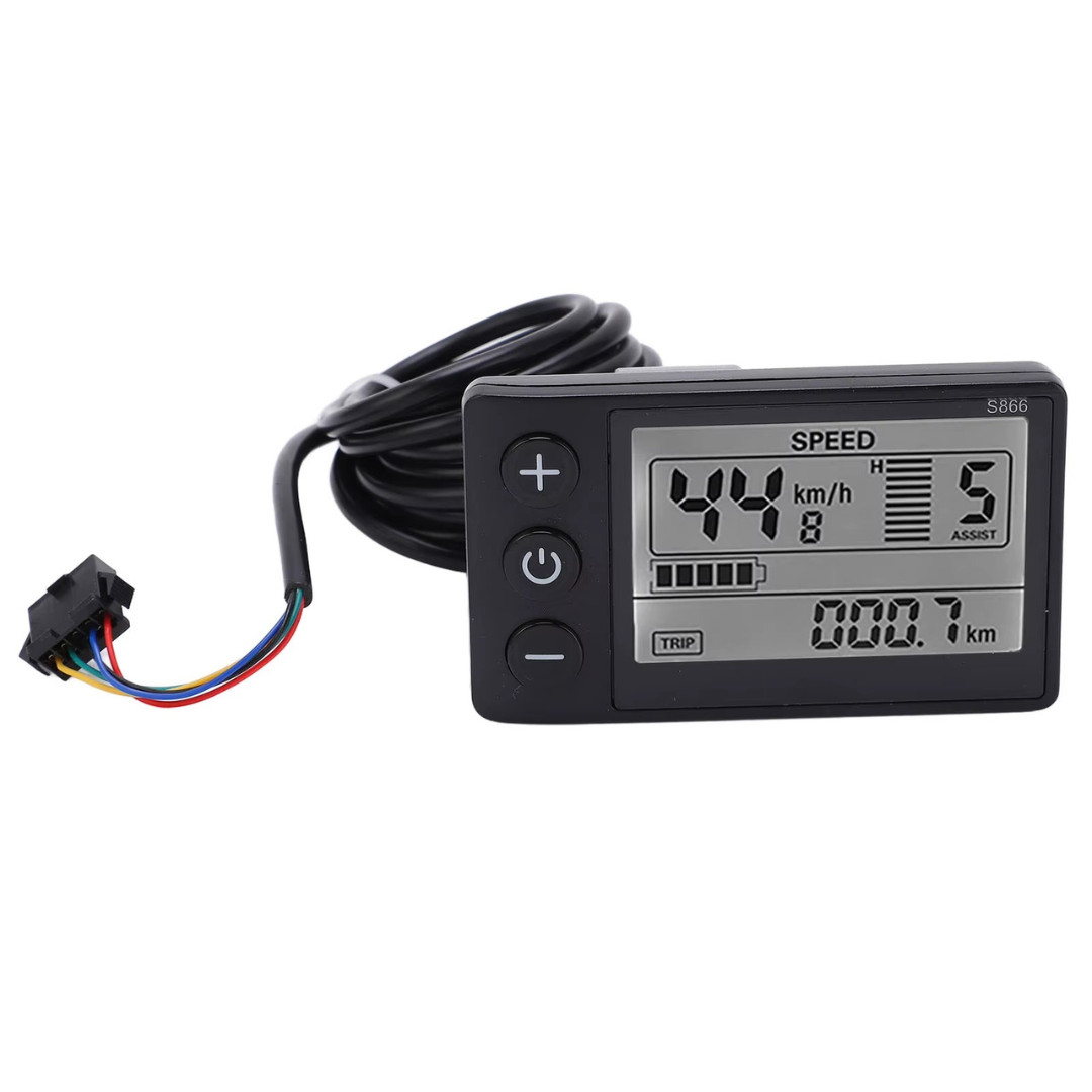 For E-Bike LCD Display 24V/36V/48V Display E-Bicycle MTB Part Electric Bike 2024