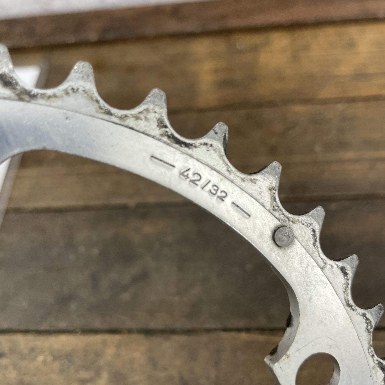 Vintage Campagnolo Chainring 42t 135 BCD Road Bike Made in Italy 45g Brev 5-Bolt