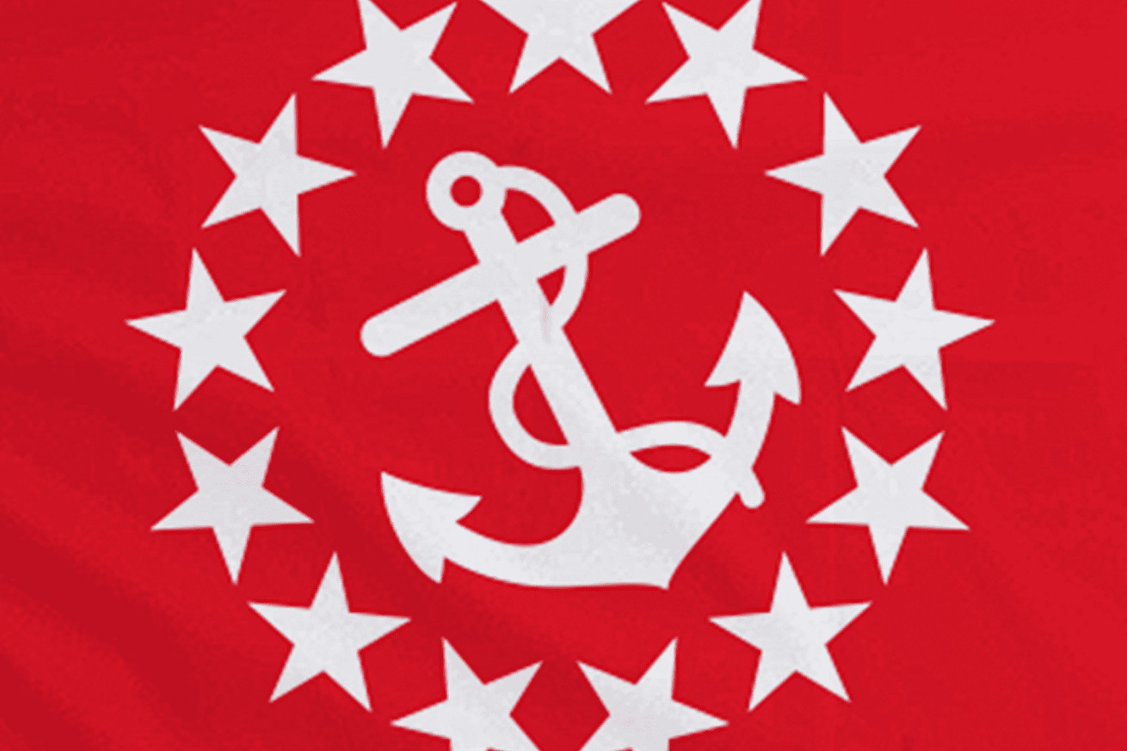 United States Power Squadron Ensign Flag with Eyelets – Handmade in the UK
