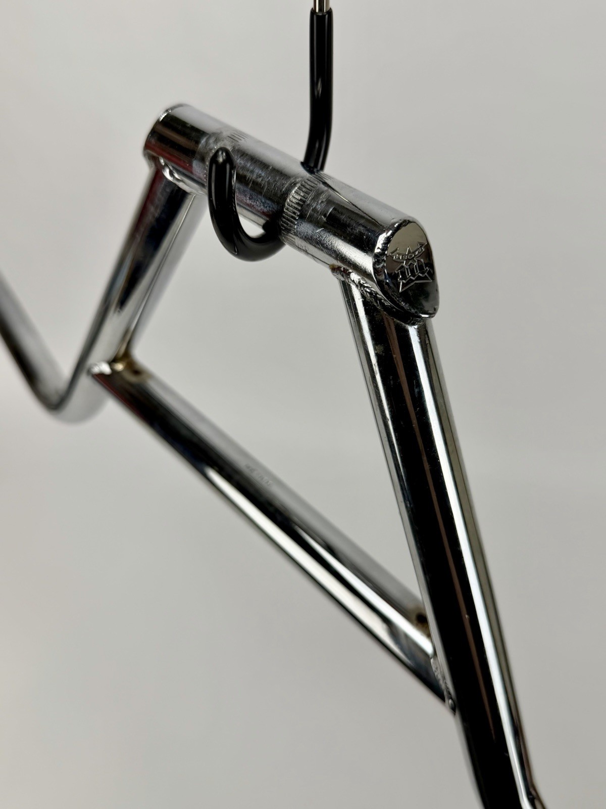 Vintage Mosh Kastan Chrome 4 Piece Pro Bars Stamped Mid School BMX 4130 Knee OG