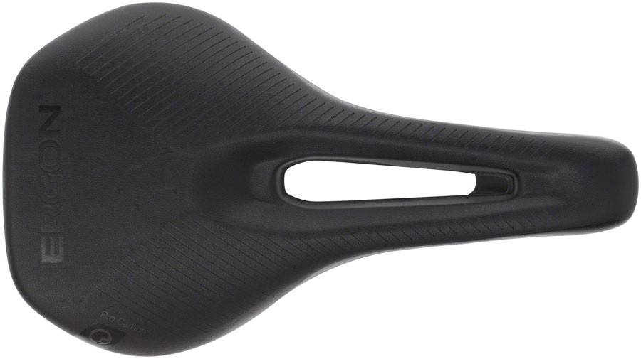 Ergon SR Pro Carbon Saddle Carbon Stealth Women’s Medium Large Synthetic Cut Out