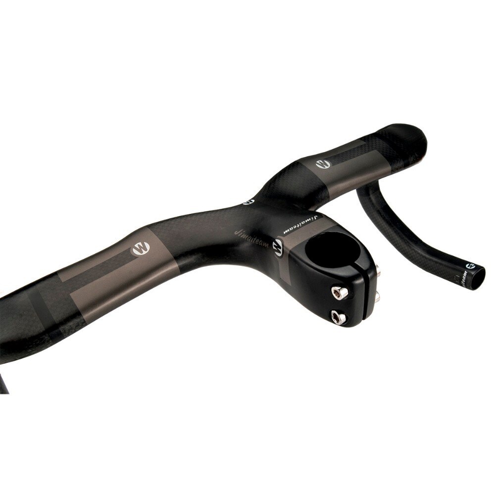 400/420/440mm Carbon Road Bike Bent Bar Internal Routing Bicycle Handlebar