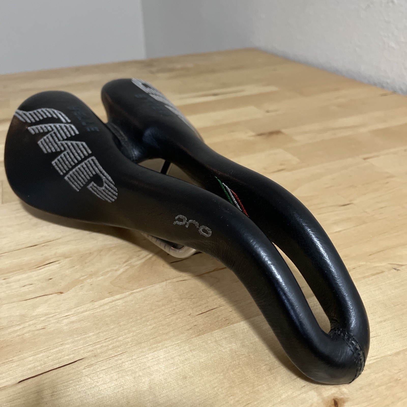 Selle SMP Pro Black Saddle Excellent Condition Made in Italy 150 x 280mm