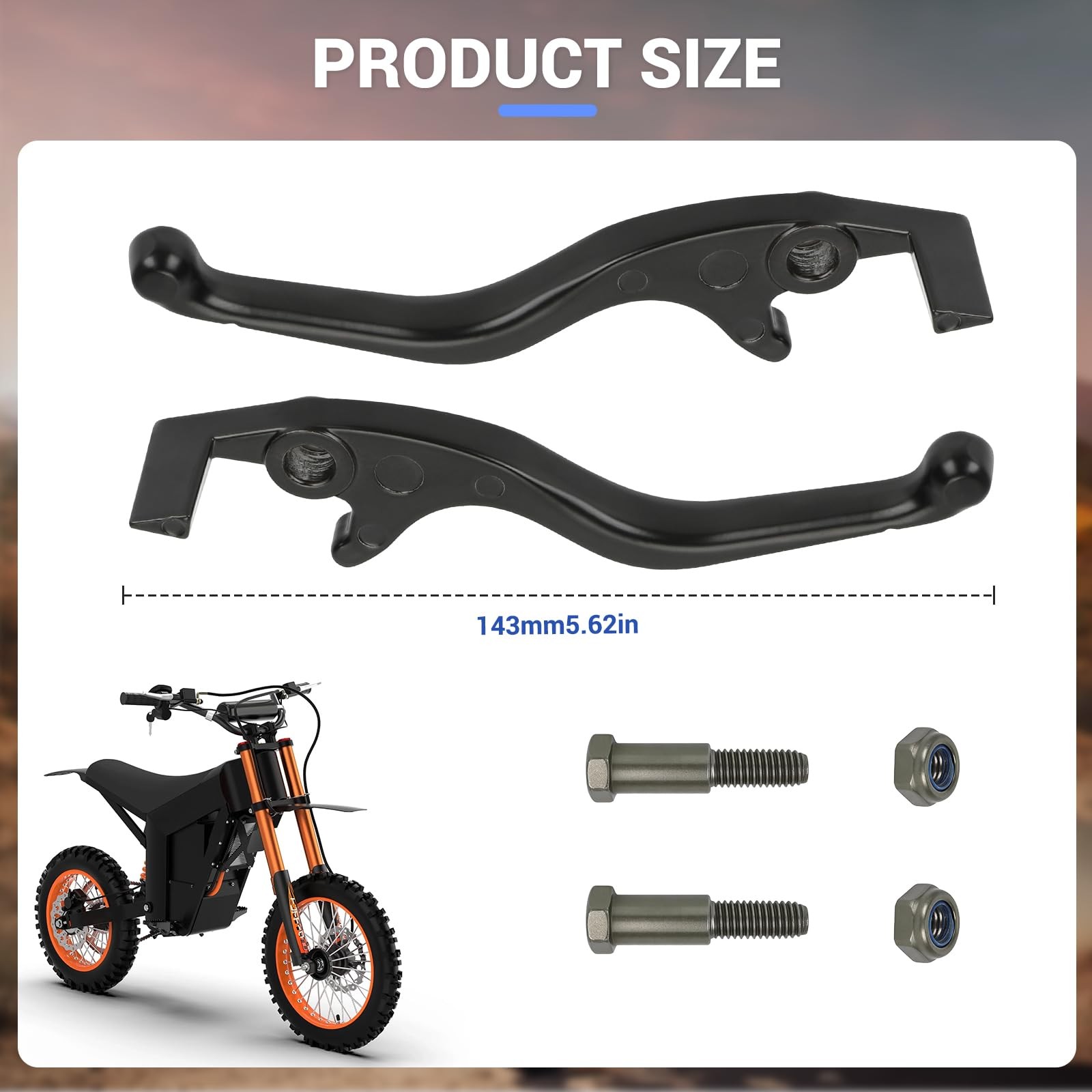 Electric Dirt Bike Hand Brake Lever Left Right For Tutti Soleil 01 Ebike