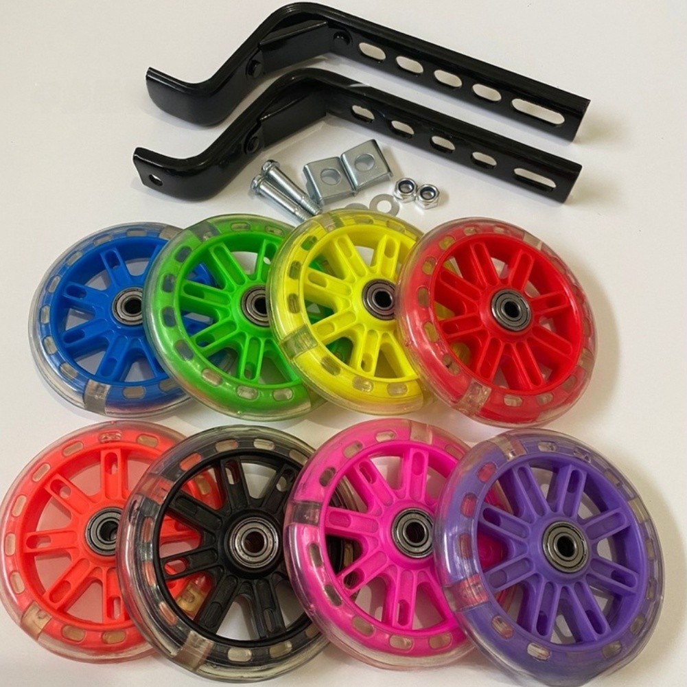 Fluorescent Flashing Bike Wheels for Childrens Bicycles 12 14 16 20 Inch Sizes