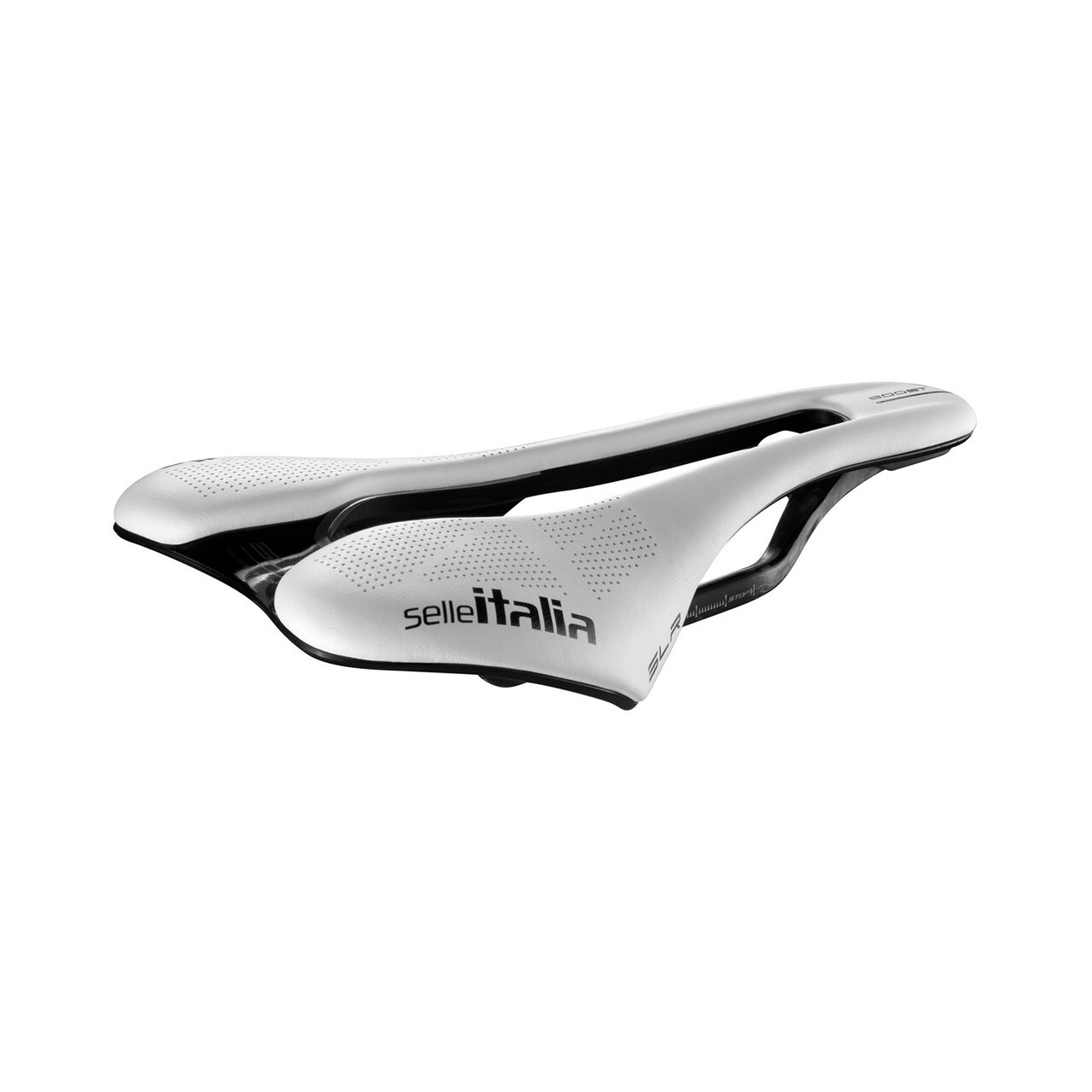 Selle Italia saddle SLR BOOST SUPERFLOW KIT CARBONIO S3 size WHITE carbon rails