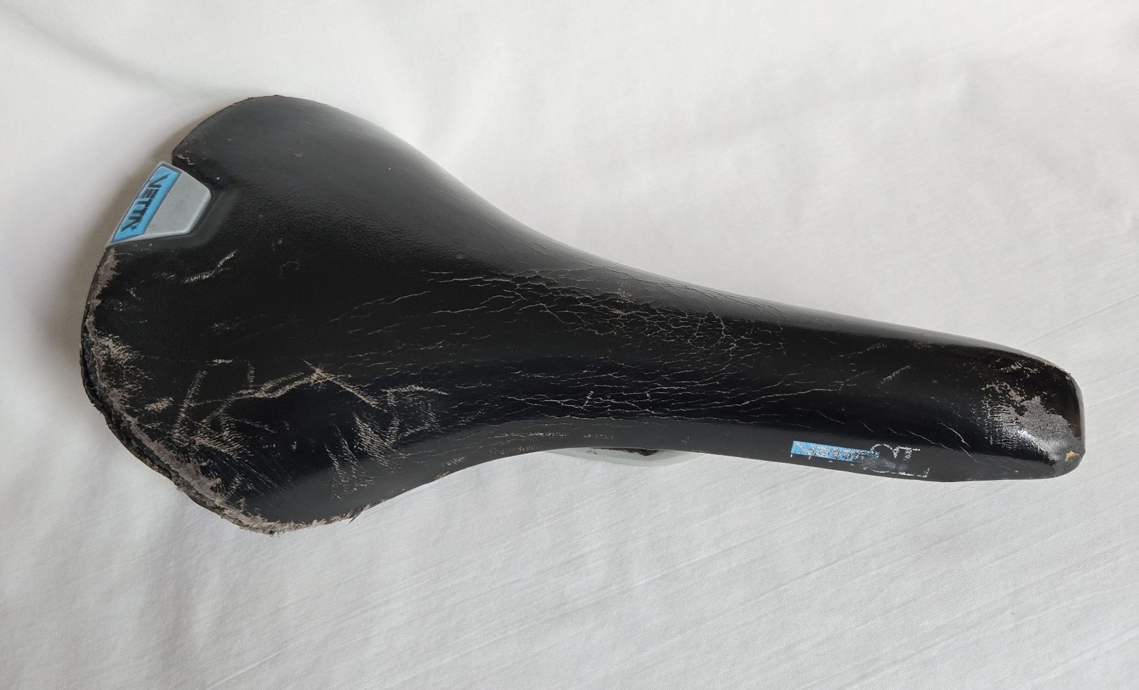 Vetta SL Leather Saddle ChroMo Rails 280g 140x275mm DIY Recover Project