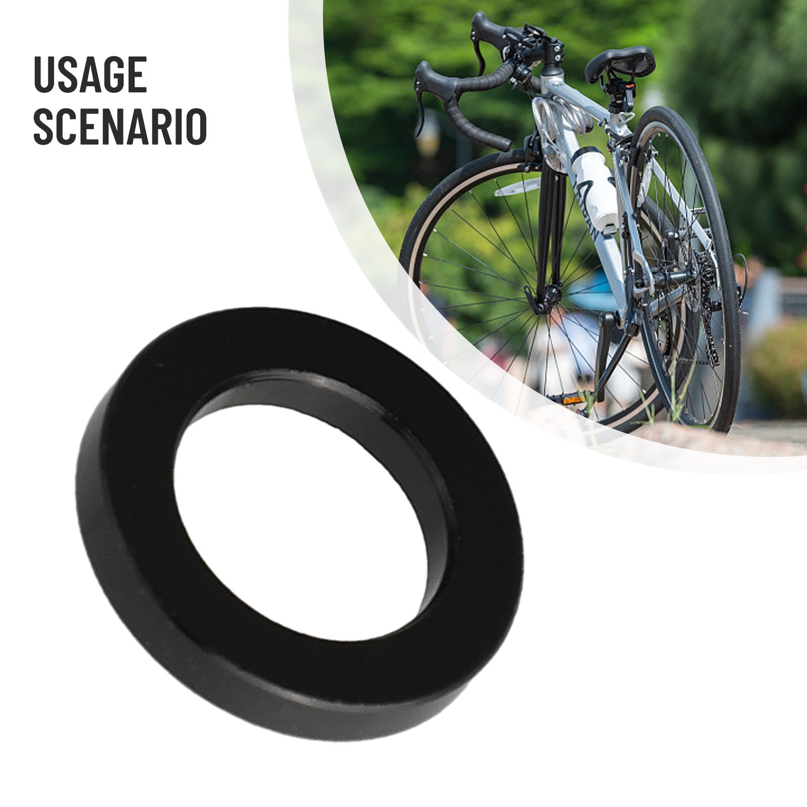 Bicycle Thru Axle Washer M12x3/7.5mm M15x0.2/5mm Hubs Axle Flat/Conical Washers