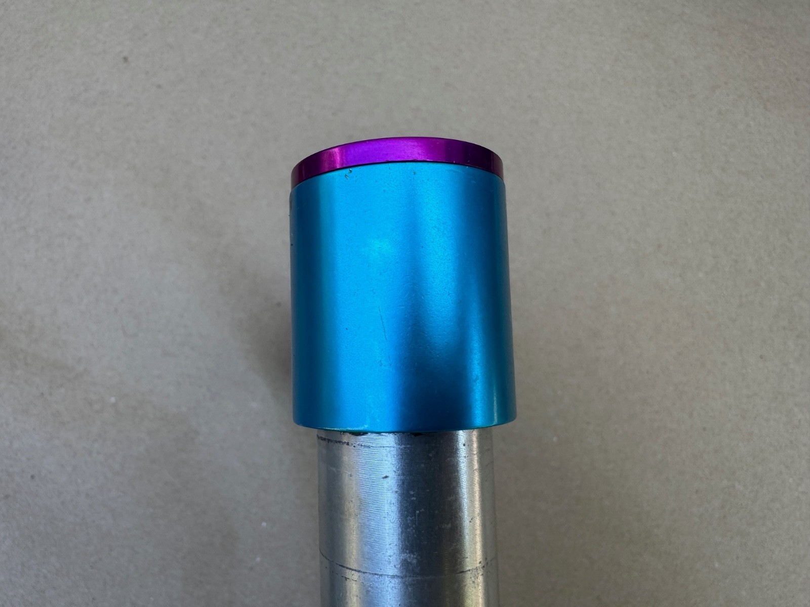 Ringle MTB Stem 135mm 25.4 0 Rise Tuquoise Purple Annodized