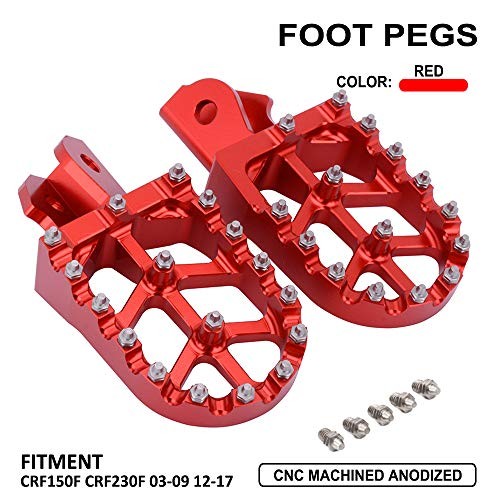 CNC 7075 Aluminum Foot Pegs Footpegs Foot Pedals Rests for