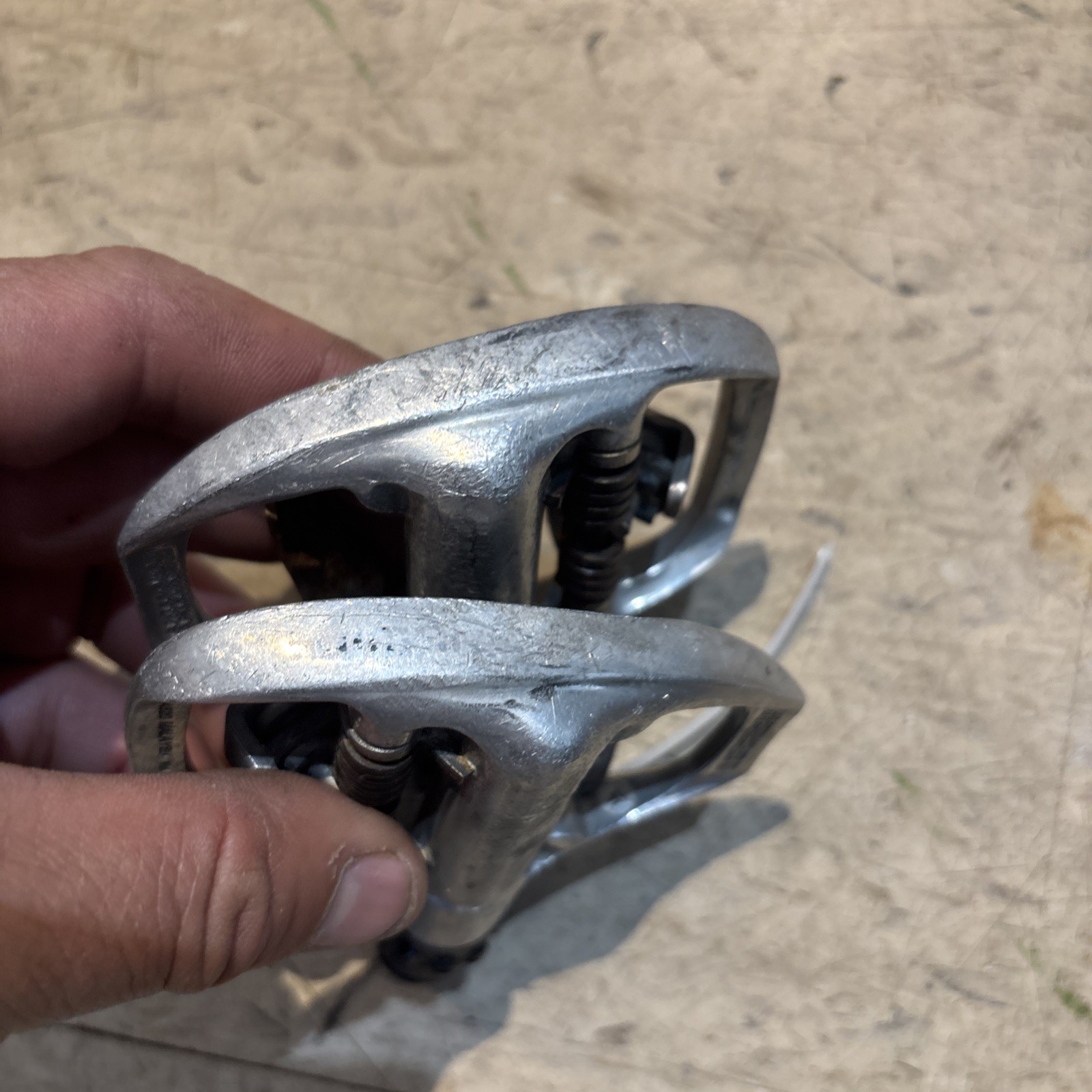 Shimano PD-A520 Platform Flat Clipless Pedals No Cleats Used